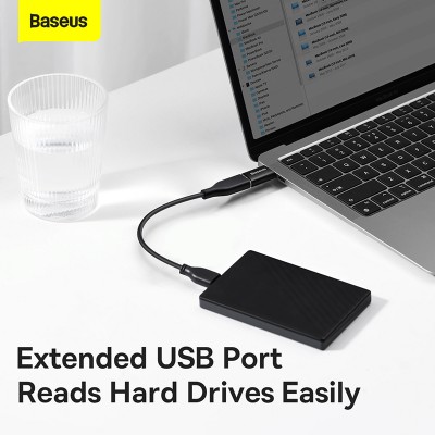 Переходник/Адаптер BASEUS Ingenuity Series Mini OTG, Type-C - USB-A 3.1, черный Переходник/Адаптер BASEUS Ingenuity Series Mini OTG, Type-C - USB-A 3.1, черный