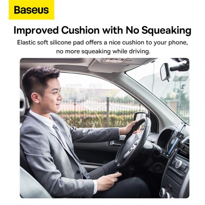 Автомобильный держатель BASEUS Stable Gravitational Lite (Air Outlet Version), черный, на воздуховод Автомобильный держатель BASEUS Stable Gravitational Lite (Air Outlet Version), черный, на воздуховод