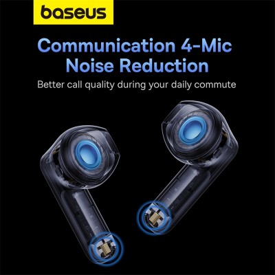 Беспроводные наушники BASEUS E5x(Overseas Edition), Bluetooth, синий Беспроводные наушники BASEUS E5x(Overseas Edition), Bluetooth, синий