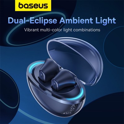 Беспроводные наушники BASEUS E5x(Overseas Edition), Bluetooth, синий Беспроводные наушники BASEUS E5x(Overseas Edition), Bluetooth, синий