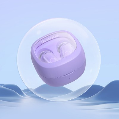 Беспроводные наушники BASEUS WM02, Bluetooth, 40 мАч, фиолетовый Беспроводные наушники BASEUS WM02, Bluetooth, 40 мАч, фиолетовый