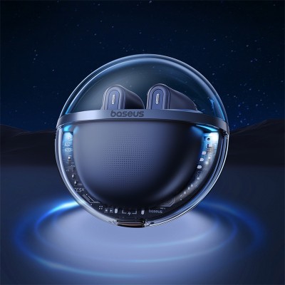 Беспроводные наушники BASEUS E5x(Overseas Edition), Bluetooth, синий Беспроводные наушники BASEUS E5x(Overseas Edition), Bluetooth, синий