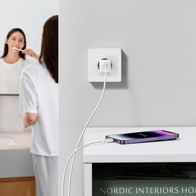 Зарядное устройство BASEUS GaN5 Fast Charger(mini) USB-C, 3A, 30W, белый Зарядное устройство BASEUS GaN5 Fast Charger(mini) USB-C, 3A, 30W, белый