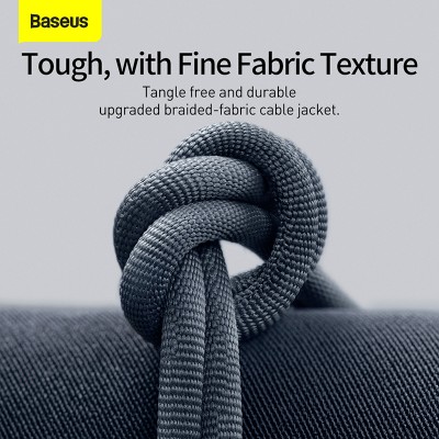 Кабель USB-C BASEUS Crystal Shine Series Fast Charging, Type-C - Lightning, 20W, 2 м, черный Кабель USB-C BASEUS Crystal Shine Series Fast Charging, Type-C - Lightning, 20W, 2 м, черный