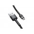 Кабель USB BASEUS Cafule, USB - MicroUSB, 1.5А, 2 м, серый+черный Кабель USB BASEUS Cafule, USB - MicroUSB, 1.5А, 2 м, серый+черный