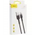 Кабель USB BASEUS Cafule, USB - Type-C, 3A, 0,5 м, серый+черный Кабель USB BASEUS Cafule, USB - Type-C, 3A, 0,5 м, серый+черный