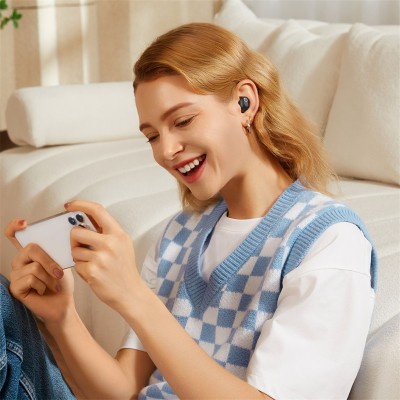 Беспроводные наушники BASEUS Bowie WM05, Bluetooth, 35 мАч, черный Беспроводные наушники BASEUS Bowie WM05, Bluetooth, 35 мАч, черный