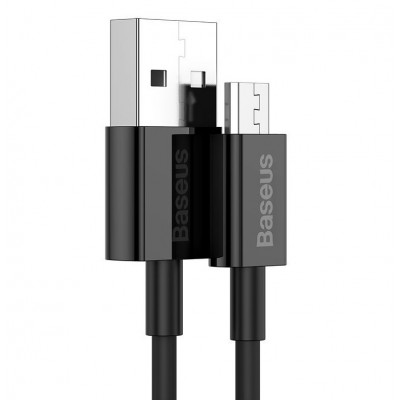 Кабель USB BASEUS Superior Series Fast Charging, USB - MicroUSB, 2А, 1 м, черный Кабель USB BASEUS Superior Series Fast Charging, USB - MicroUSB, 2А, 1 м, черный