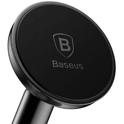 Автомобильный держатель BASEUS Bullet An on-board, магнитный, черный, на клею Автомобильный держатель BASEUS Bullet An on-board, магнитный, черный, на клею