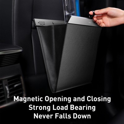 Органайзер на автомобильные сиденья BASEUS Large Garbage Bag for Back Seat of Cars, черный Органайзер на автомобильные сиденья BASEUS Large Garbage Bag for Back Seat of Cars, черный