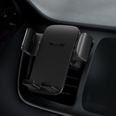 Автомобильный держатель BASEUS Easy Control Pro Clamp (Air Outlet Version), черный, на воздуховод Автомобильный держатель BASEUS Easy Control Pro Clamp (Air Outlet Version), черный, на воздуховод