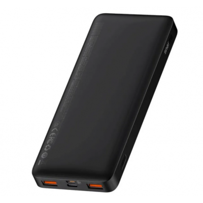Портативный аккумулятор BASEUS Bipow Digital Display 20W, 3A, 10000 мА⋅ч, черный Портативный аккумулятор BASEUS Bipow Digital Display 20W, 3A, 10000 мА⋅ч, черный