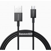 Кабель USB BASEUS Superior Series Fast Charging, USB - MicroUSB, 2А, 1 м, черный