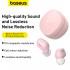 Беспроводные наушники BASEUS Bowie WM01, Bluetooth, розовый Беспроводные наушники BASEUS Bowie WM01, Bluetooth, розовый