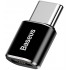 Переходник/Адаптер BASEUS Male OTG, MicroUSB - Type-C, 2.4А, черный Переходник/Адаптер BASEUS Male OTG, MicroUSB - Type-C, 2.4А, черный