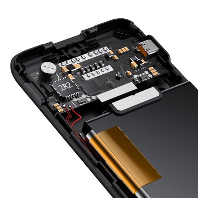 Портативный аккумулятор BASEUS Elf Digital Display 22.5W, 2.4A, 10000 мА⋅ч, черный Портативный аккумулятор BASEUS Elf Digital Display 22.5W, 2.4A, 10000 мА⋅ч, черный