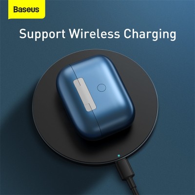 Беспроводные наушники BASEUS SIMU S1 Pro, Bluetooth, 40 мАч, синий Беспроводные наушники BASEUS SIMU S1 Pro, Bluetooth, 40 мАч, синий