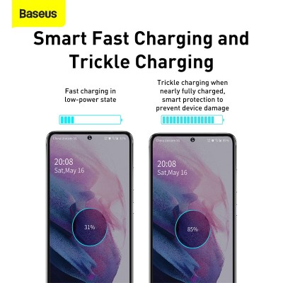 Зарядное устройство BASEUS Super Si USB-C, 3A, 25W, черный Зарядное устройство BASEUS Super Si USB-C, 3A, 25W, черный