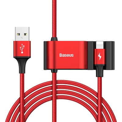 Кабель USB BASEUS Special Data Cable for Backseat (USB to iP+Dual USB), 3A, красный Кабель USB BASEUS Special Data Cable for Backseat (USB to iP+Dual USB), 3A, красный