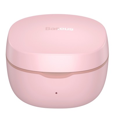 Беспроводные наушники BASEUS Encok True WM01, Bluetooth, розовый Беспроводные наушники BASEUS Encok True WM01, Bluetooth, розовый