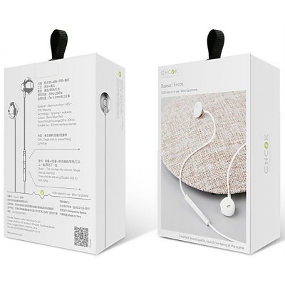 Проводные наушники BASEUS H06 Encok, Jack 3.5mm, серебряный Проводные наушники BASEUS H06 Encok, Jack 3.5mm, серебряный