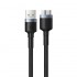 Кабель USB BASEUS Cafule cable USB3.0 Male TO Micro-B, USB3.0 - Micro-B, 2А, 1 м, темно-серый Кабель USB BASEUS Cafule cable USB3.0 Male TO Micro-B, USB3.0 - Micro-B, 2А, 1 м, темно-серый
