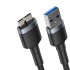 Кабель USB BASEUS Cafule cable USB3.0 Male TO Micro-B, USB3.0 - Micro-B, 2А, 1 м, темно-серый Кабель USB BASEUS Cafule cable USB3.0 Male TO Micro-B, USB3.0 - Micro-B, 2А, 1 м, темно-серый