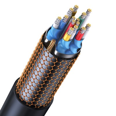 Кабель HDMI BASEUS High Definition Series Graphene, 4KHDMI - 4KHDMI, 1.5 м, черный Кабель HDMI BASEUS High Definition Series Graphene, 4KHDMI - 4KHDMI, 1.5 м, черный