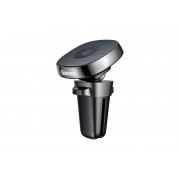 Автомобильный держатель BASEUS Privity, магнитный, черный, на воздуховод, компактный, кожаный