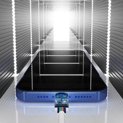 Кабель USB BASEUS Simple Wisdom Data Cable Kit, USB - Lightning, 2.4А, 1.5 м, белый, 2шт Кабель USB BASEUS Simple Wisdom Data Cable Kit, USB - Lightning, 2.4А, 1.5 м, белый, 2шт