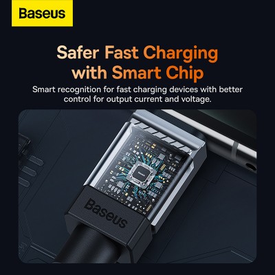 Кабель USB BASEUS CoolPlay Series Fast Charging, USB - Type-C, 100W, 2 м, черный Кабель USB BASEUS CoolPlay Series Fast Charging, USB - Type-C, 100W, 2 м, черный