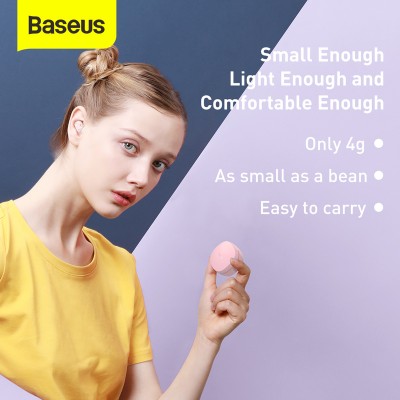 Беспроводные наушники BASEUS Encok True WM01, Bluetooth, розовый Беспроводные наушники BASEUS Encok True WM01, Bluetooth, розовый