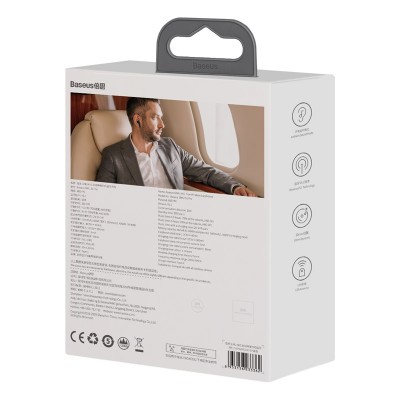 Беспроводные наушники BASEUS SIMU S1 Pro, Bluetooth, 40 мАч, синий Беспроводные наушники BASEUS SIMU S1 Pro, Bluetooth, 40 мАч, синий