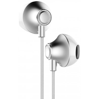 Проводные наушники BASEUS H06 Encok, Jack 3.5mm, серебряный Проводные наушники BASEUS H06 Encok, Jack 3.5mm, серебряный