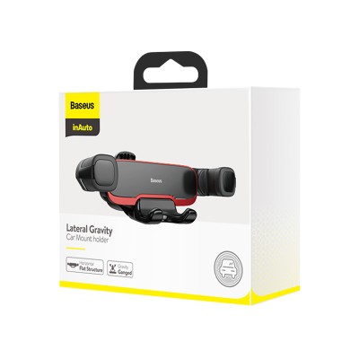 Автомобильный держатель BASEUS Mr Hui Gravity, черный, на воздуховод Автомобильный держатель BASEUS Mr Hui Gravity, черный, на воздуховод