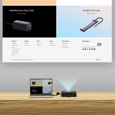 Переходник/Адаптер BASEUS Lite Series Adapter, HDMI - VGA, черный Переходник/Адаптер BASEUS Lite Series Adapter, HDMI - VGA, черный