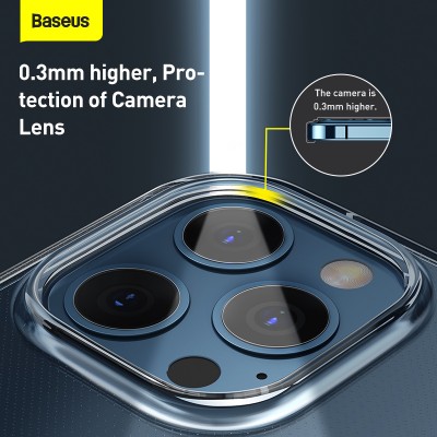 Чехол BASEUS Crystal Magnetic для iPhone 12 Pro Max 6.7, прозрачный Чехол BASEUS Crystal Magnetic для iPhone 12 Pro Max 6.7, прозрачный