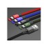 Кабель USB BASEUS Fast Charging 4-in-1, USB - 2*MicroUSB + Type-C + Lightning, 3.5A, 1.2 м, черный Кабель USB BASEUS Fast Charging 4-in-1, USB - 2*MicroUSB + Type-C + Lightning, 3.5A, 1.2 м, черный