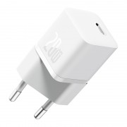 Зарядное устройство BASEUS GaN5 Fast Charger(mini) USB-C, 3A, 20W, белый
