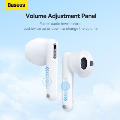 Беспроводные наушники BASEUS WX5(Overseas Edition), Bluetooth, белый Беспроводные наушники BASEUS WX5(Overseas Edition), Bluetooth, белый