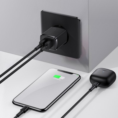Зарядное устройство BASEUS Compact Charger 2U 2*USB, 2.1A, 10.5W, черный Зарядное устройство BASEUS Compact Charger 2U 2*USB, 2.1A, 10.5W, черный
