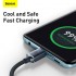 Кабель USB-C BASEUS Crystal Shine Series Fast Charging, Type-C - Type-C, 5A, 100W, 2 м, черный Кабель USB-C BASEUS Crystal Shine Series Fast Charging, Type-C - Type-C, 5A, 100W, 2 м, черный