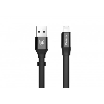 Кабель USB BASEUS Two-in-one Portable, USB - MicroUSB+Lightning, 2А, 23 см, черный Кабель USB BASEUS Two-in-one Portable, USB - MicroUSB+Lightning, 2А, 23 см, черный