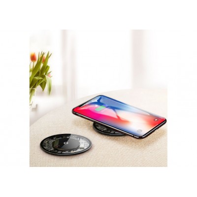 Беспроводное зарядное устройство BASEUS Simple, 2A, 10W, кристальный Беспроводное зарядное устройство BASEUS Simple, 2A, 10W, кристальный