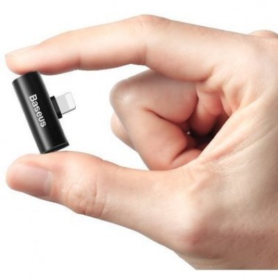 Переходник/Адаптер BASEUS L46 Male, Lightning - Dual Lightning, 2А, черный Переходник/Адаптер BASEUS L46 Male, Lightning - Dual Lightning, 2А, черный