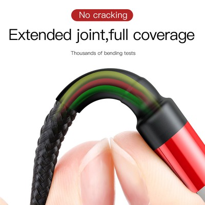 Кабель USB BASEUS Cafule, USB - Lightning, 1.5А, 2 м, серый+черный, special edition Кабель USB BASEUS Cafule, USB - Lightning, 1.5А, 2 м, серый+черный, special edition