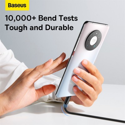 Кабель USB BASEUS Superior Series (SUPERVOOC) Fast Charging, USB - Type-C, 65W, 1 м, черный Кабель USB BASEUS Superior Series (SUPERVOOC) Fast Charging, USB - Type-C, 65W, 1 м, черный