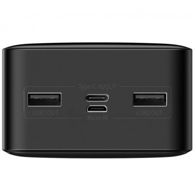 Портативный аккумулятор BASEUS Bipow Digital Display 15W, 3A, 30000 мА⋅ч, черный Портативный аккумулятор BASEUS Bipow Digital Display 15W, 3A, 30000 мА⋅ч, черный