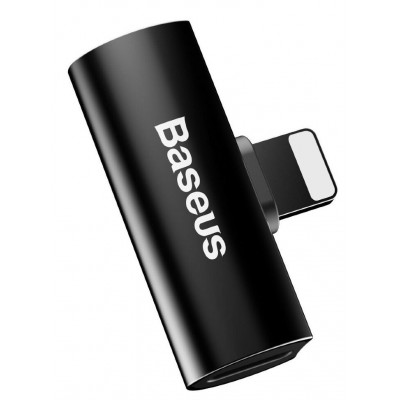 Переходник/Адаптер BASEUS L46 Male, Lightning - Dual Lightning, 2А, черный Переходник/Адаптер BASEUS L46 Male, Lightning - Dual Lightning, 2А, черный
