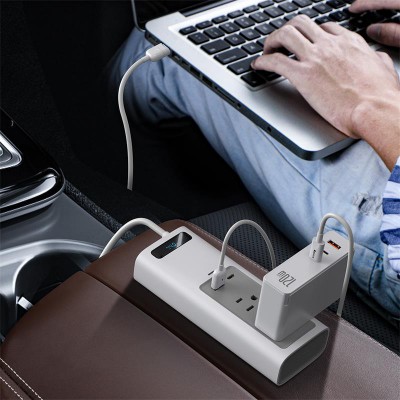 Автомобильный инвертор BASEUS In-car Inverter US/JP, белый, 150W Автомобильный инвертор BASEUS In-car Inverter US/JP, белый, 150W